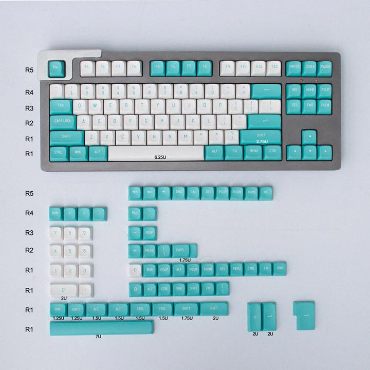 Lisslune | Upgrade your keyboard aesthetic with 150 MSA dual-color keycaps