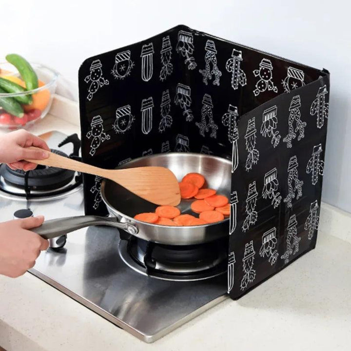 Lisslune | Adjustable heat-resistant aluminum kitchen oil splash guard - Versatile splash guard