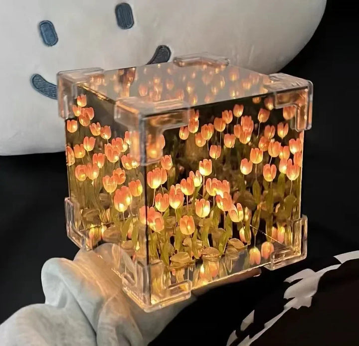 Lisslune | 3D Tulip DIY Flower Cube Night Lamp