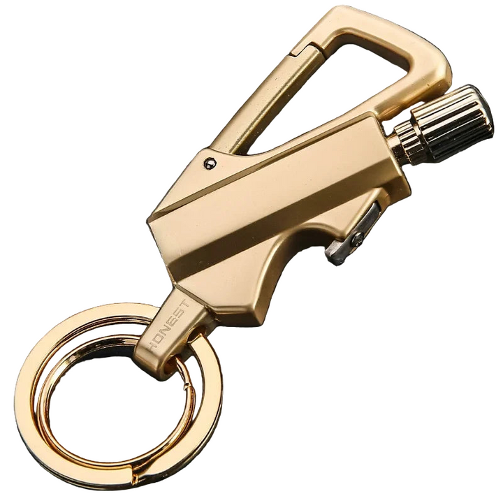 Lisslune | FlareKey – Multifunction Keychain Lighter | Windproof Kerosene Lighter for Outdoor & Everyday Use