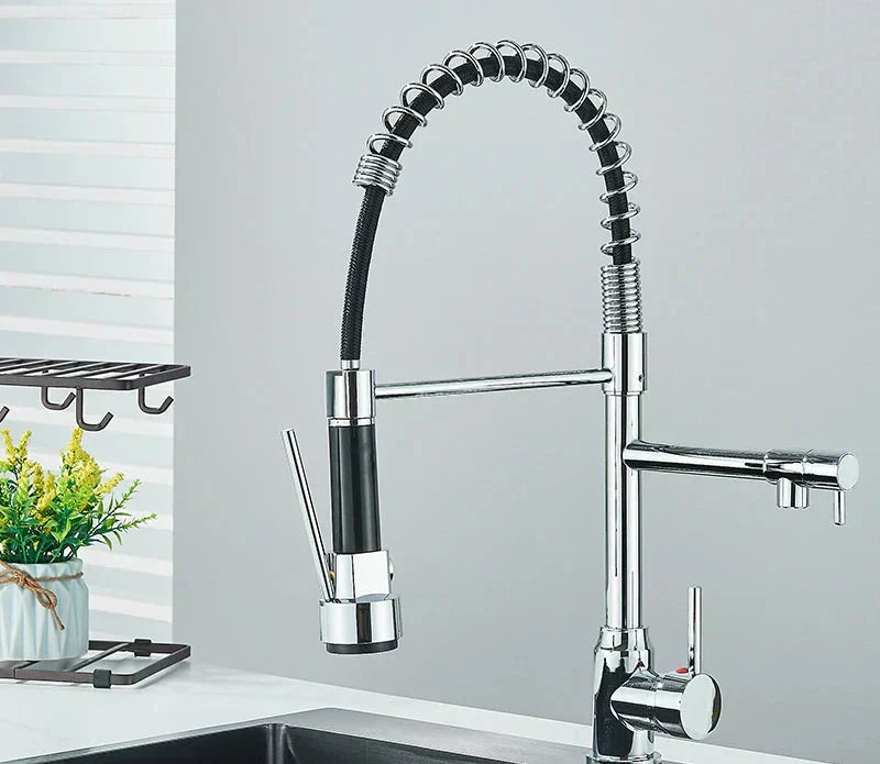 Lisslune | NickelPivot - 360° Rotating Kitchen Tap