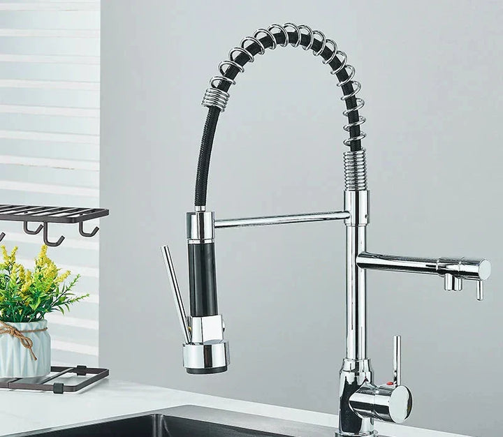 Lisslune | NickelPivot - 360° Rotating Kitchen Tap