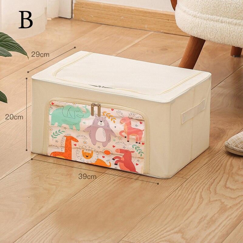 Lisslune | 22L Waterproof Storage Organizer for Clothes & Blankets - Durable Oxford Fabric