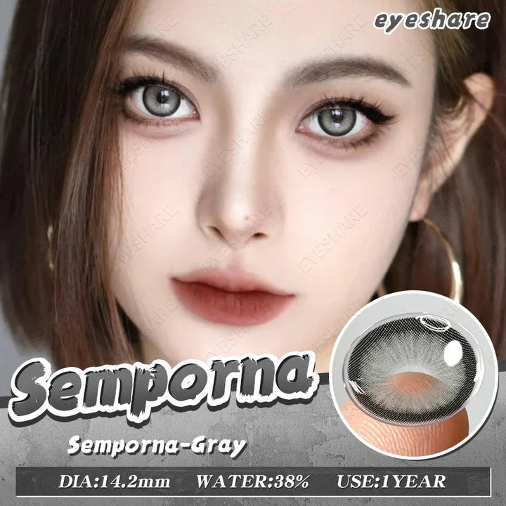 Rynx | 1 Pair Brown Natural Eye Lenses Color Contact Lenses for Eyes Green Lenses Blue Eye Contacts Annual Cosmetic Gray Pupils