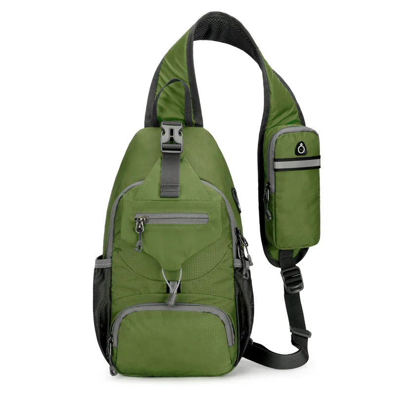 Lisslune | SecurePack | Anti-Theft Waterproof Multi-Pocket Shoulder Backpack – Lightweight Crossbody Travel Bag