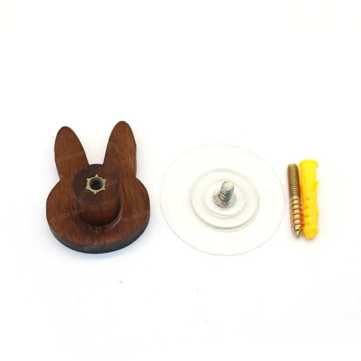 Lisslune | Cute Animal Walnut Wood Coat Hook
