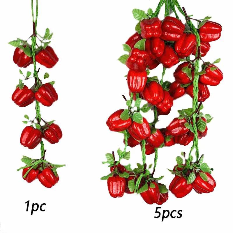 Lisslune | Life-like Artificial Chili Pepper Decor Props for Home, Photography, and Holiday Celebrations