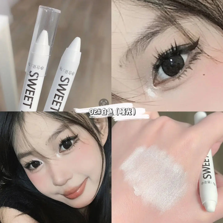 Rynx | Shimmer Matte Glitter Eyeshadow Eyeliner Pencil Lying Silk Spider Waterproof Long-lasting Brightening Eye Highlighter Women Eye Makeup