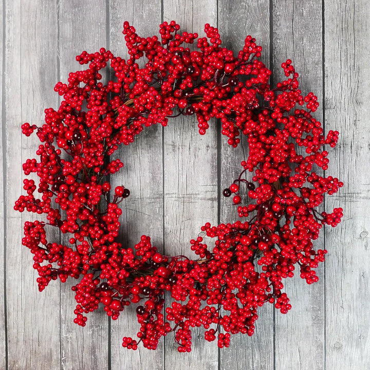 Lisslune | Red Berry Christmas Wreaths