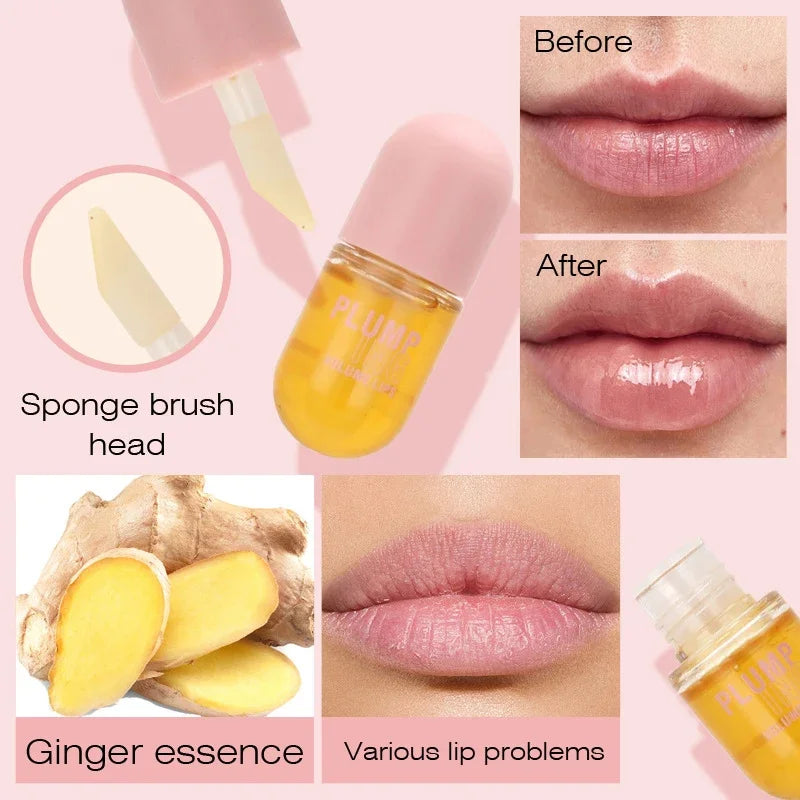 Rynx | Sexy Long-lasting Lip Plumper Oil for Women Instant Lip Sleep Mask Lip Serum Collagen Lip Volume Enhancing Oil Gloss Cosmetics