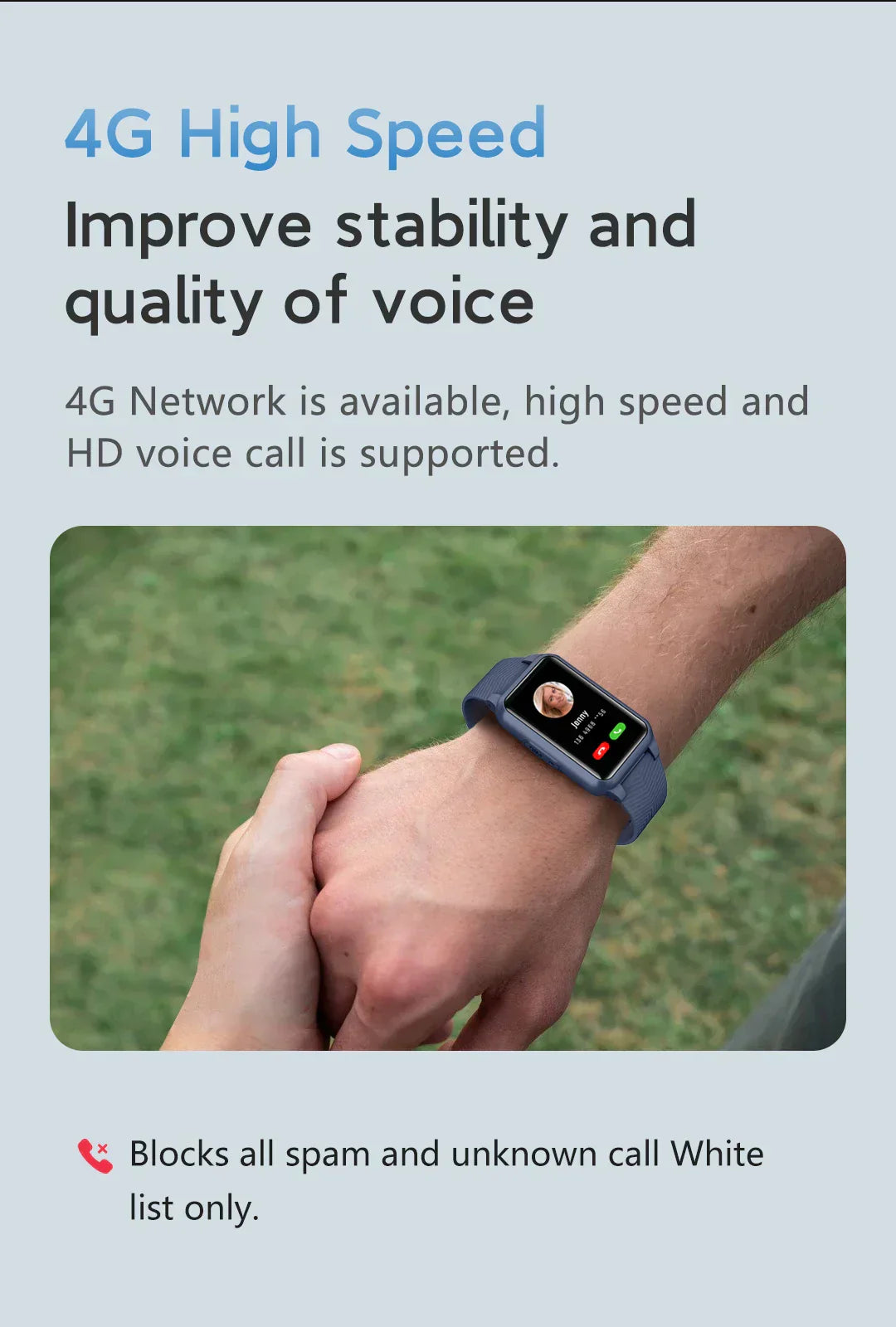Lisslune | Senior Safety Watch with Fall Detection and GPS – Smart Care Smartwatch