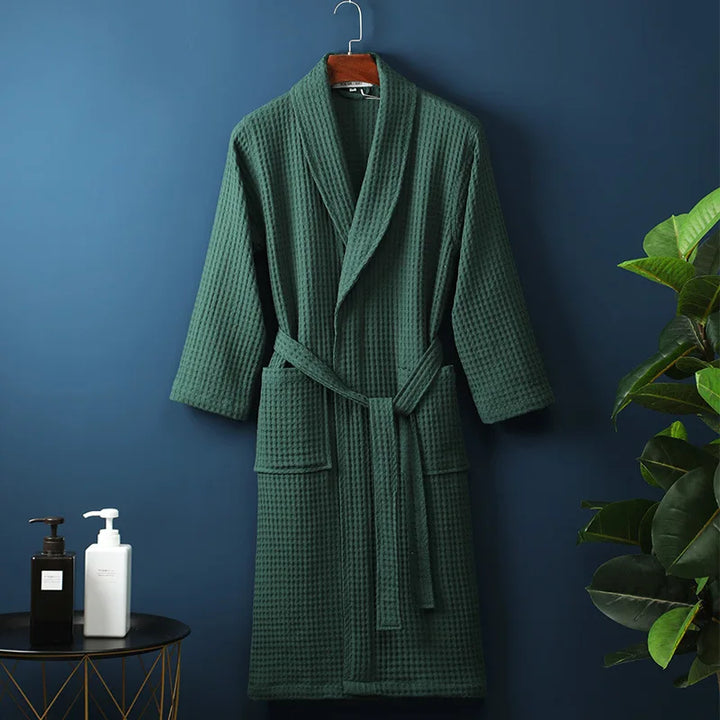 Lisslune | Bathrobe made of cotton – Soft breathable and perfect for home or spa