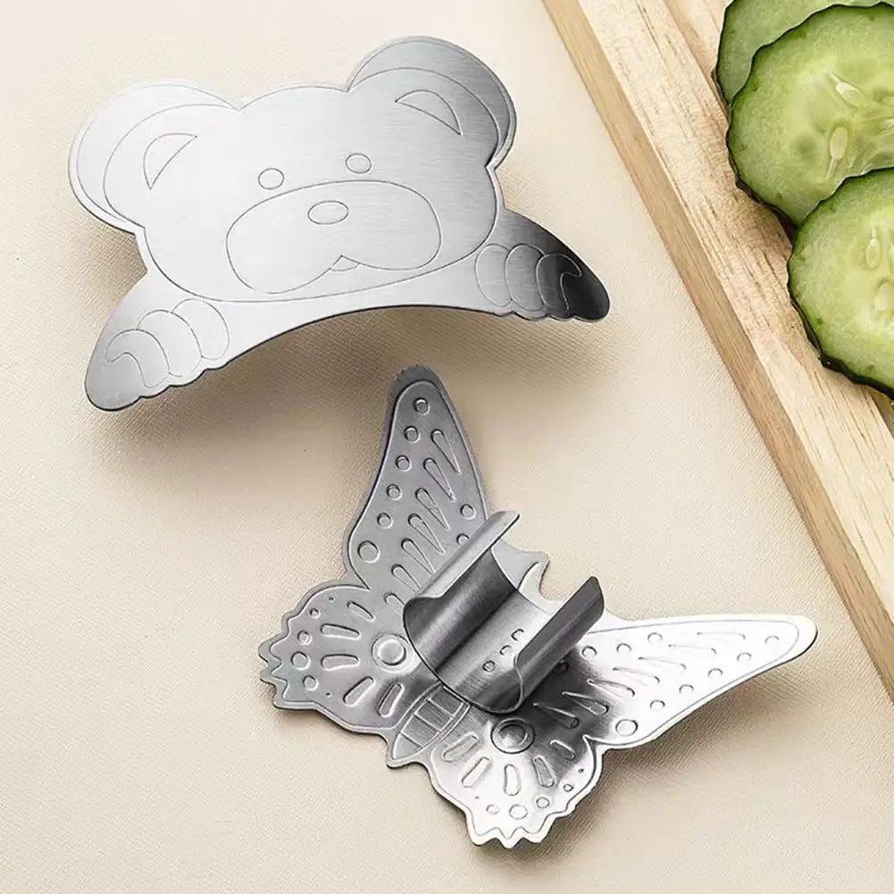 Lisslune | Butterfly Stainless Steel Adjustable Knife Shield Finger Protector