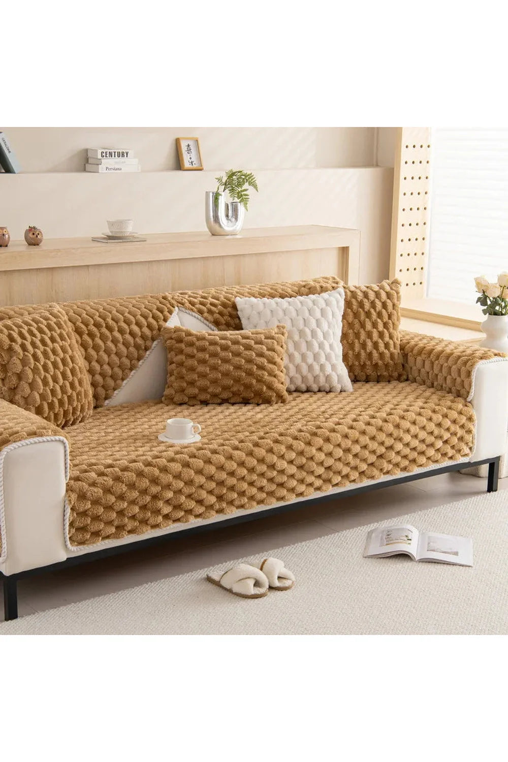 Lisslune | Velvet sofa cover