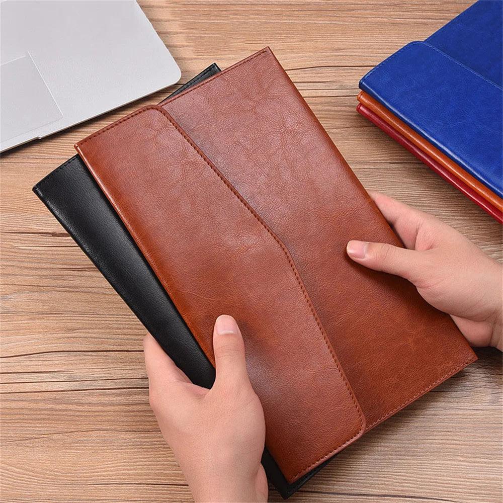 Lisslune | Elegant PU leather business portfolio with plenty of storage