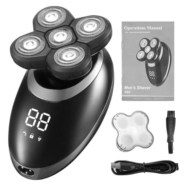 Lisslune | Waterproof Electric Men’s Shaver with 5 Heads