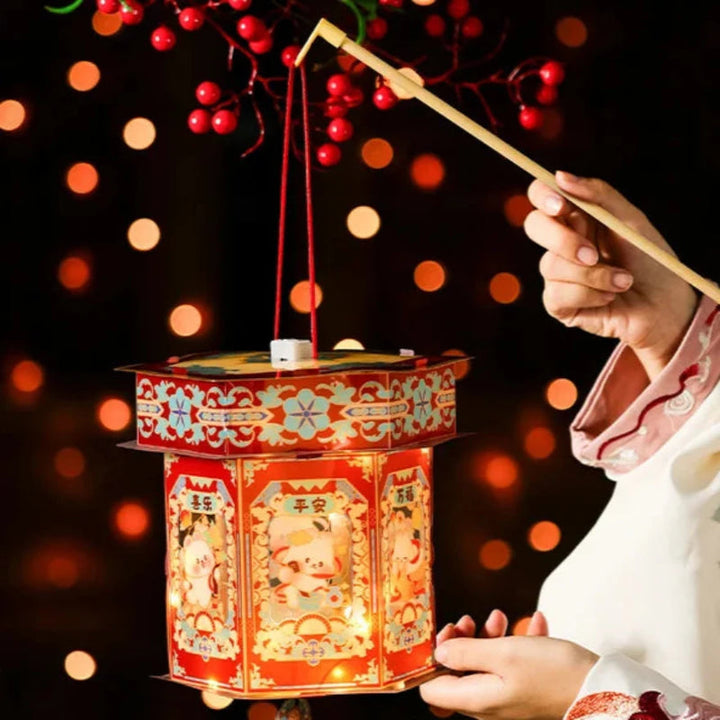 Lisslune | HarmoniGlow - Handcrafted lantern for traditional festival lighting