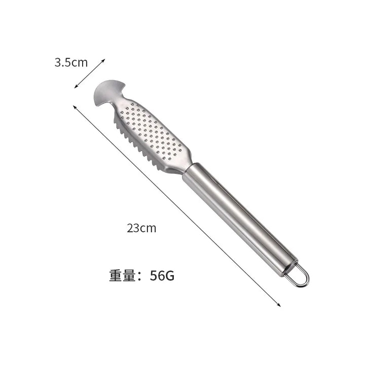 Lisslune | Ginger Grind Stainless Fish Scraper Tool