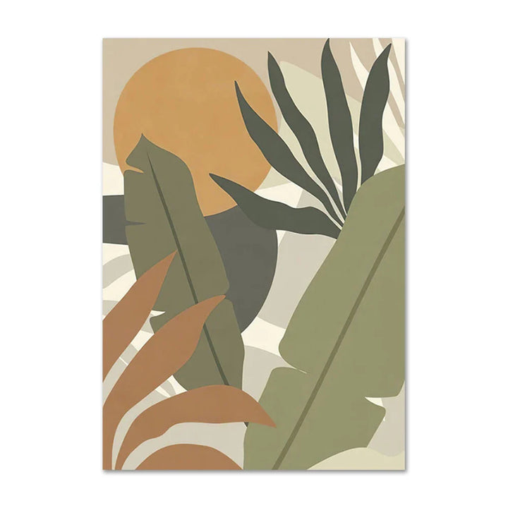 Lisslune | Monstera leaf canvas poster