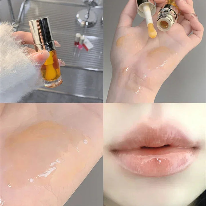 Rynx | Liquid Lipstick Mirror Jelly Tint Long-lasting Cherry Red Pink Lip Gloss 6 Colors Sexy Non-sticky Cup Lip Lacquer Korean Lip Oil Makeup