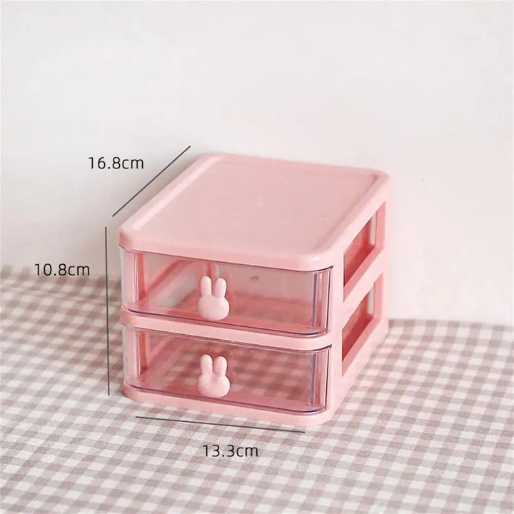 Lisslune | Slim clear acrylic desk organizer for a modern workplace