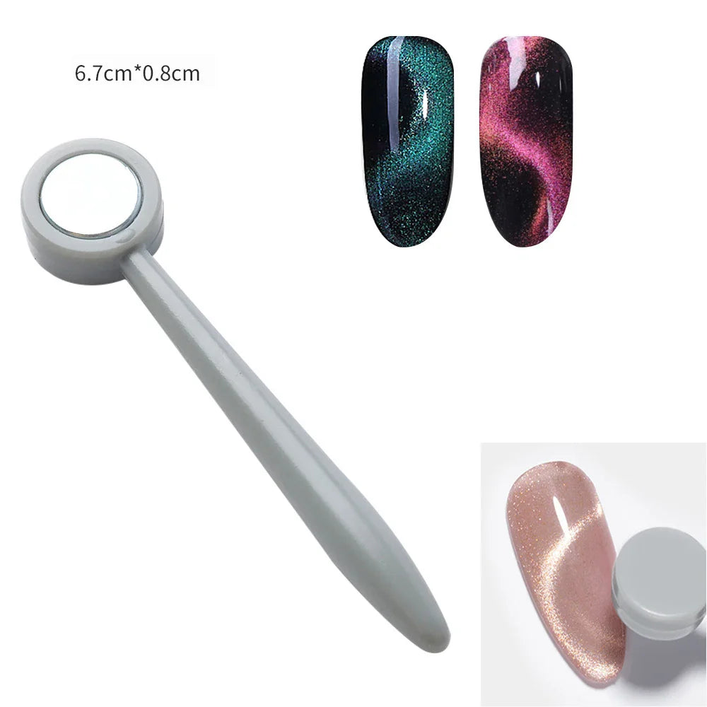 Rynx | Super Strong Thick Strip Magnet Cat Eyes Magnet for Nail Gel Polish 3D Line Strip Effect French Multi-Function Magnet Pen Tools