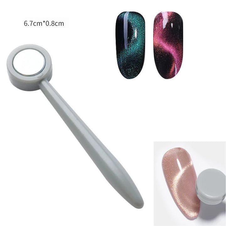Rynx | Super Strong Thick Strip Magnet Cat Eyes Magnet for Nail Gel Polish 3D Line Strip Effect French Multi-Function Magnet Pen Tools