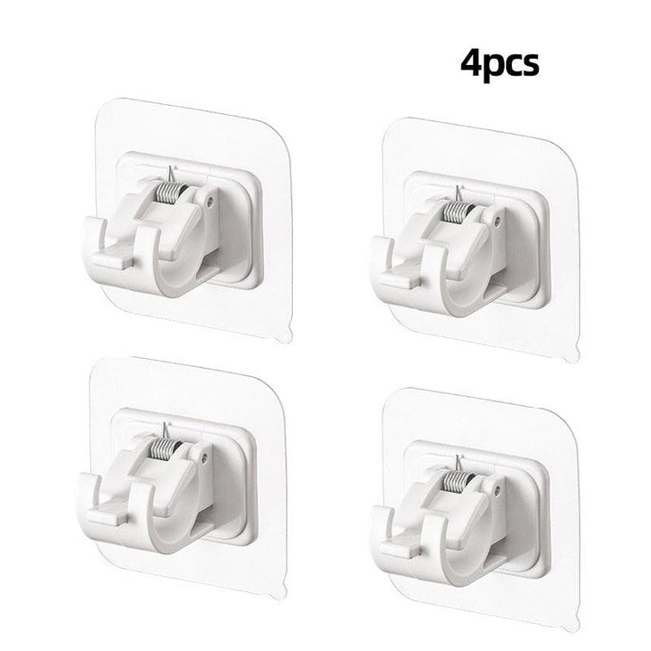 Lisslune | Robust waterproof curtain rod brackets with easy peel-and-stick installation