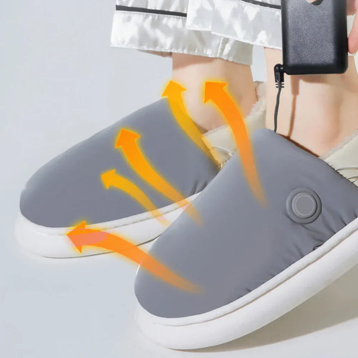 Lisslune | WarmStride - Thick heated house shoes