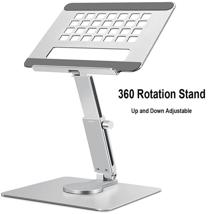 Lisslune | Premium Adjustable 360° Rotatable Tablet and Laptop Stand - Durable Aluminum Alloy Holder