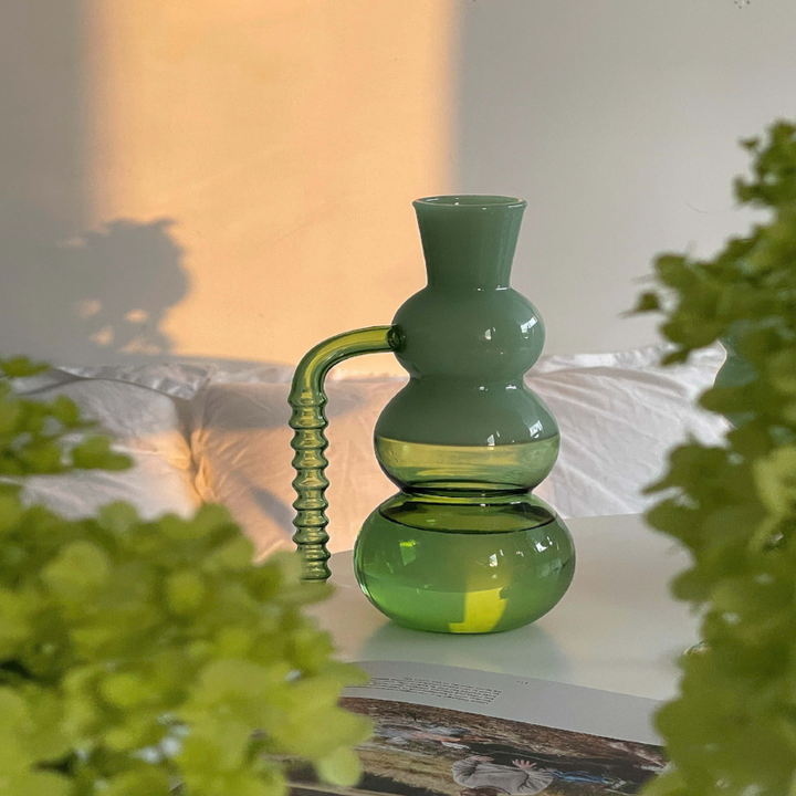 Lisslune | Chalice & Decanter made of colored glass