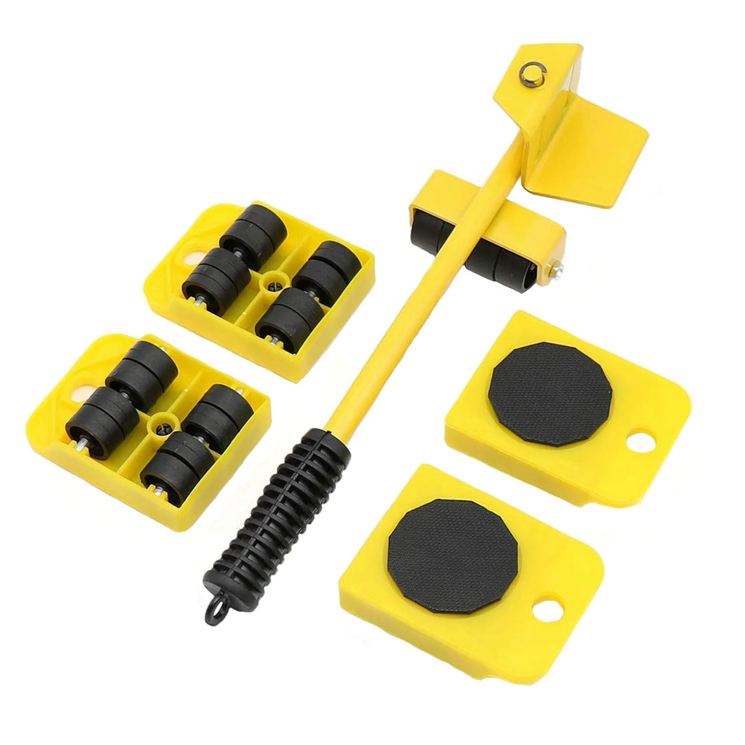 Rynx | Furniture Transport Tool Set Heavy Moving Rollers with Bar Furniture Lifter with Wheel Professional Moving Tool