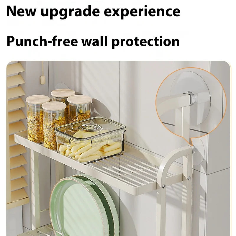 Lisslune | Shelf Sleek Space-Saving Multi-Tier Kitchen Storage Rack