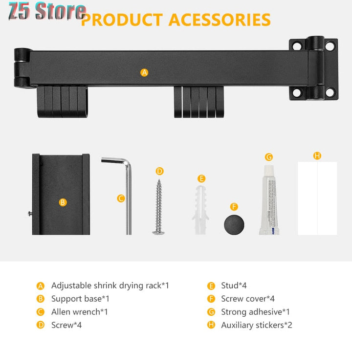 Lisslune | Folding Clothes Hanger