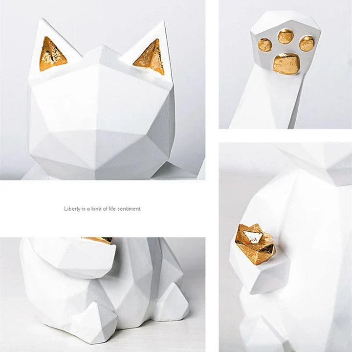 Lisslune | Nordic Style Geometric Lucky Cat