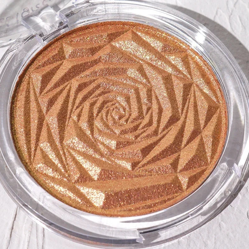Rynx | 6 Colors Highlighter Powder Diamond Glitter Palette Makeup Face Contour Shimmer Illuminator Ginger Highlight Cosmetics New
