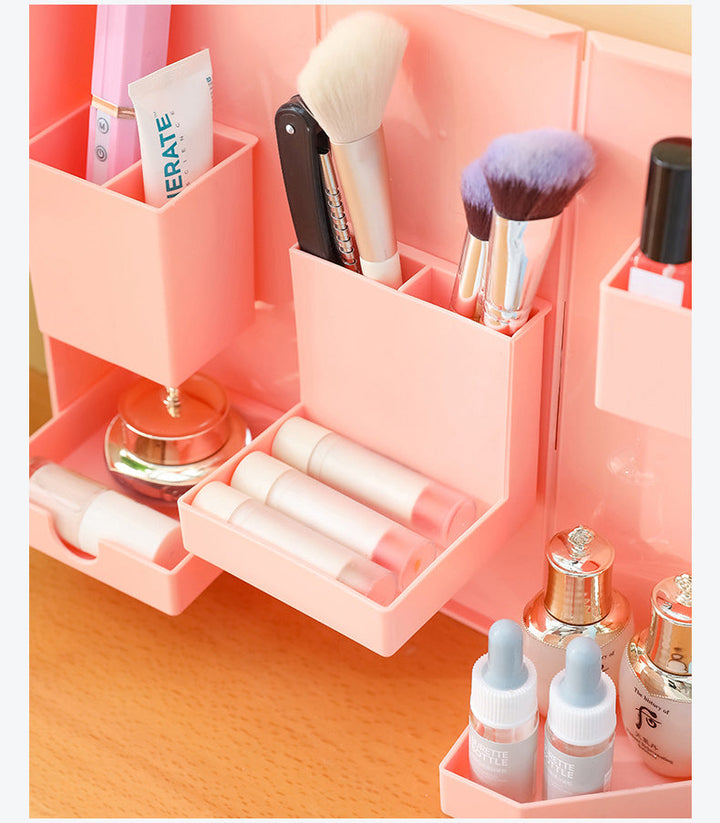 Lisslune | Foldable Stationary Makeup Storage Box