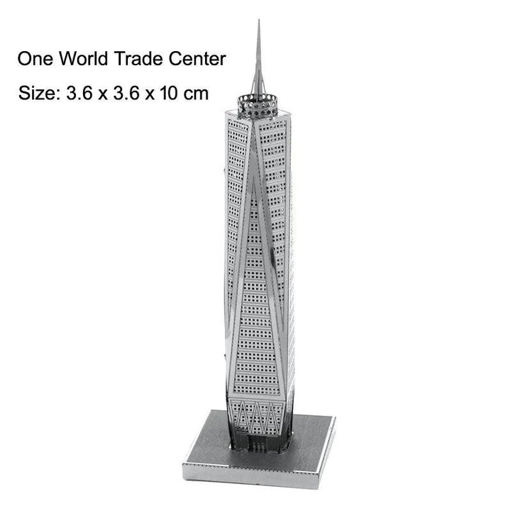 Lisslune | Global Landmark 3D Metal Puzzle Set: Construct and Explore Iconic Structures