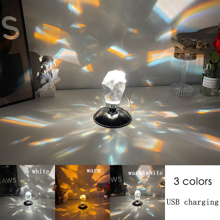 Lisslune | Light Shadow Artificial Diamond Lamp