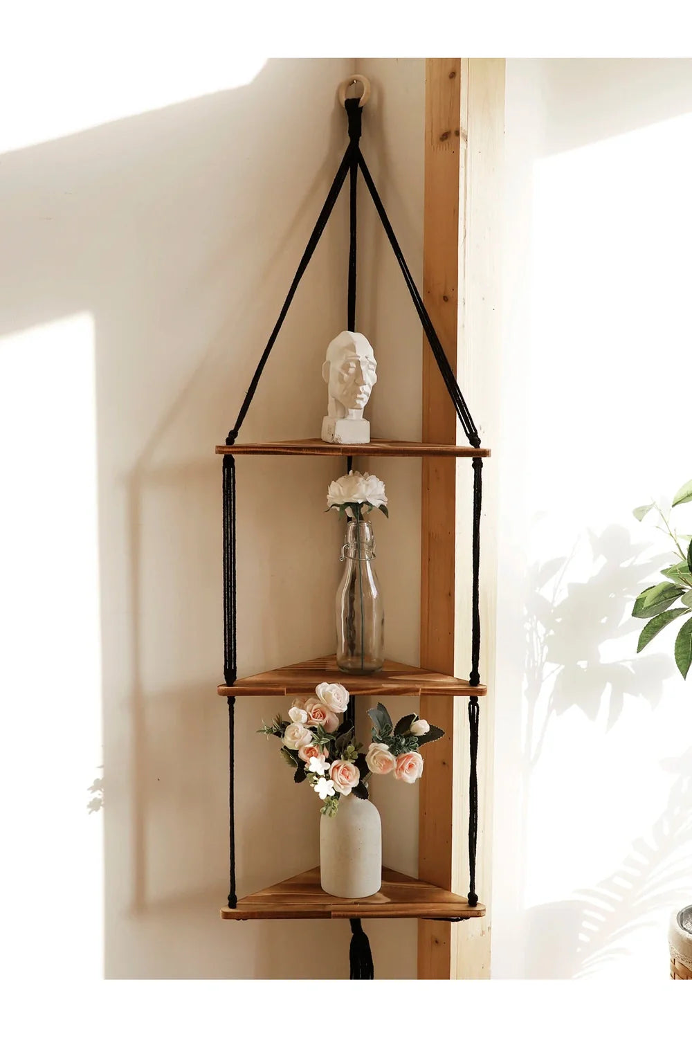 Lisslune | Corner wall shelf