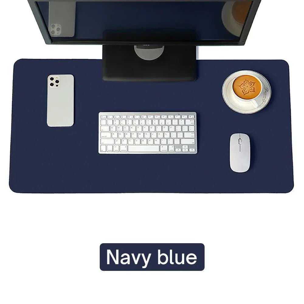 Lisslune | Premium Extra-Large Waterproof PU Leather Desk Protector - Multipurpose Mouse Pad for Office & Gaming with Anti-Slip Base