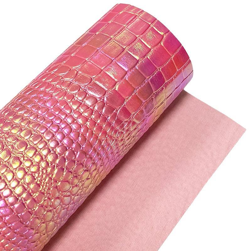 Lisslune | Lively Metallic Crocodile Texture Synthetic Leather Craft Kit