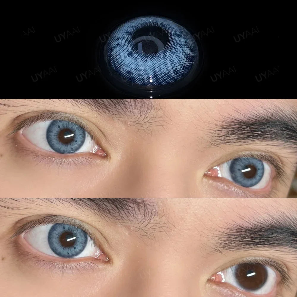 Rynx | 1 Pair Korean Lenses Black Spots Green Lenses Blue Lenses Gray Lenses Brown Lenses Colored Contact Lenses