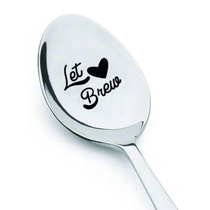 Rynx Valentine’s Day gift stainless steel milk coffee spoon love letter wedding souvenirs anniversary gift for girlfriend boyfriend