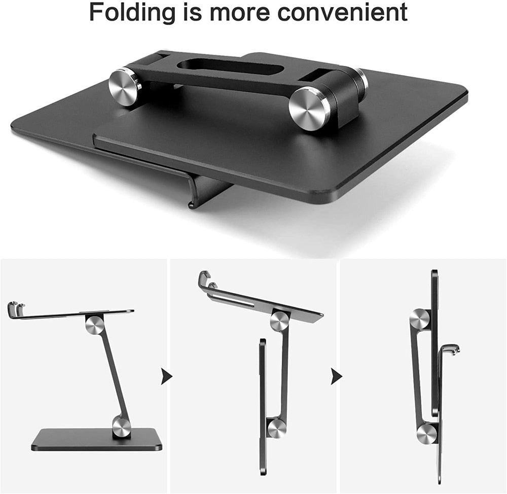 Lisslune | Adjustable ergonomic metal stand for phones and tablets - Optimize your device interaction