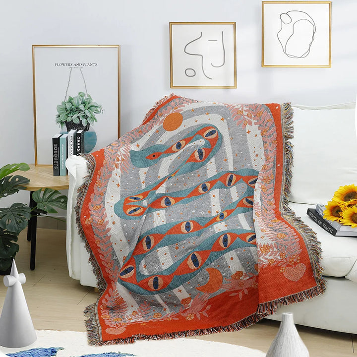 Lisslune | Serpent Woven Blanket