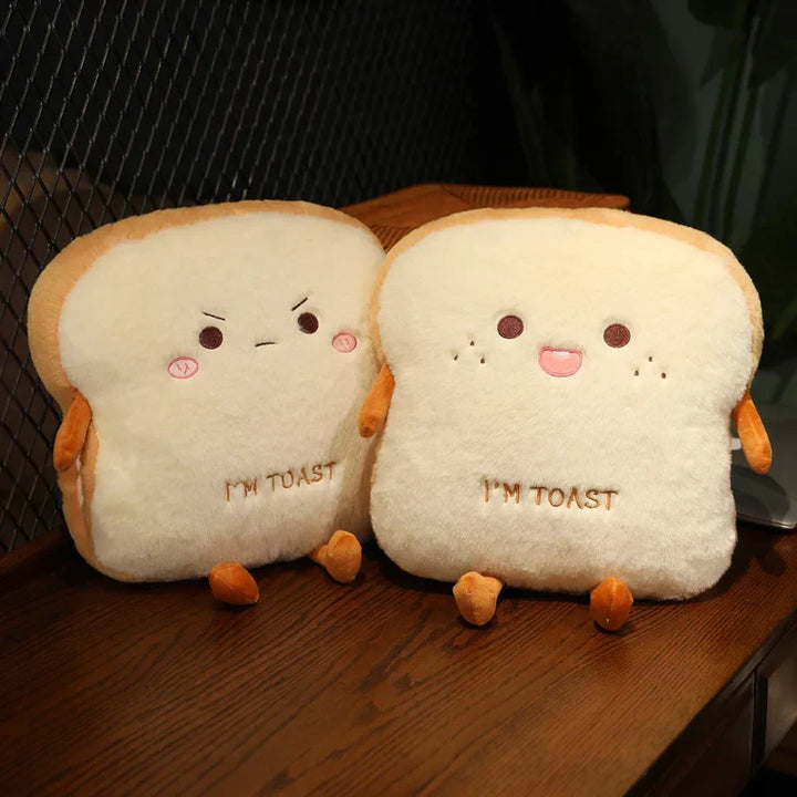 Skorter | Plush Toast Bread Ultra Soft Hand Warmer Pillow