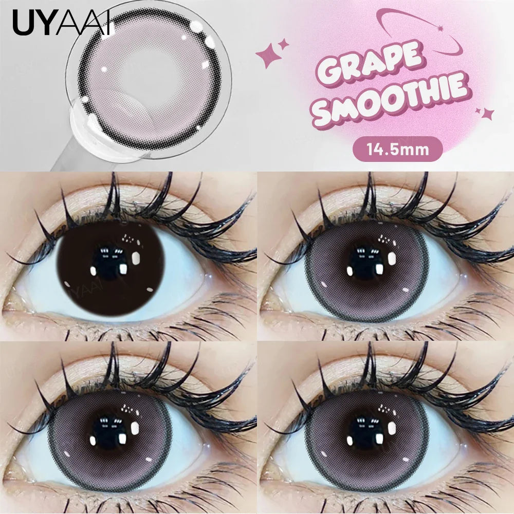 Rynx | Halloween Cosplay Colored Contact Lenses for the Eyes Anime Purple Lenses y2k Eye Lenses Anime Accessories for Hoshino