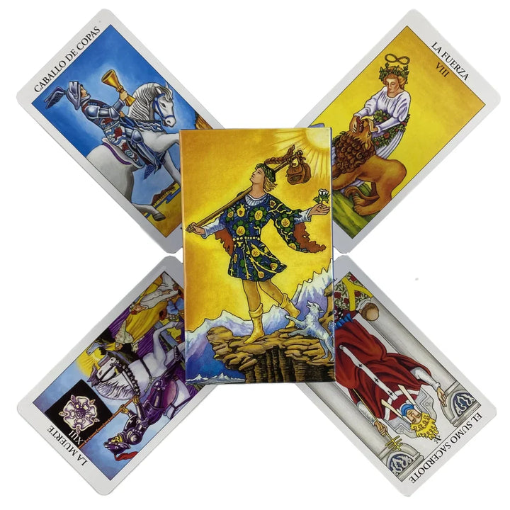 Rynx | 1 Box Meaning On Cards Spanish English Version Tarot Deck With Keywords Reversed Questioning Spirit Occult Adventure Board Game