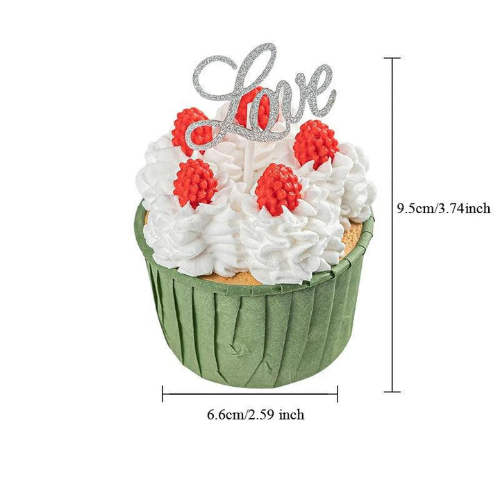 Lisslune | Realistic Handmade Synthetic Cream Cupcake for Photography Props and Decorative Displays